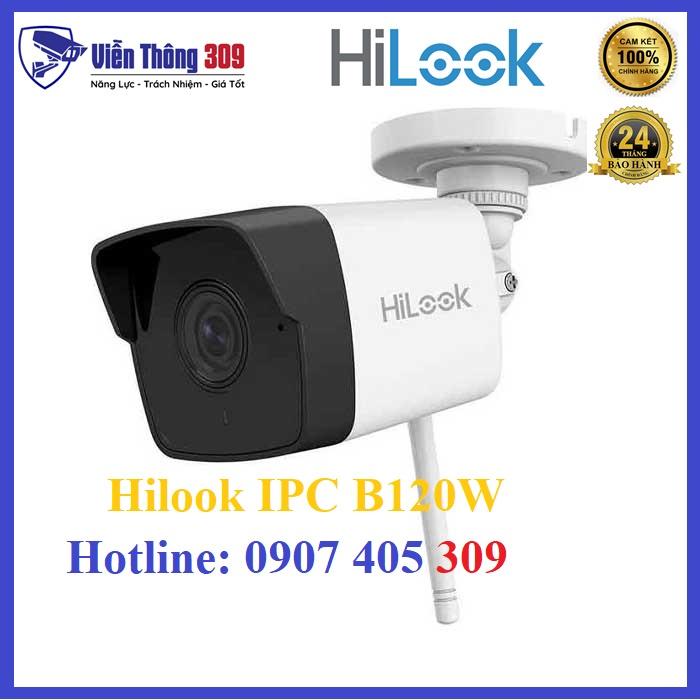 Camera IP hồng ngoại không dây 2.0 Megapixel HILOOK IPC-B120W - Hàng chính hãng