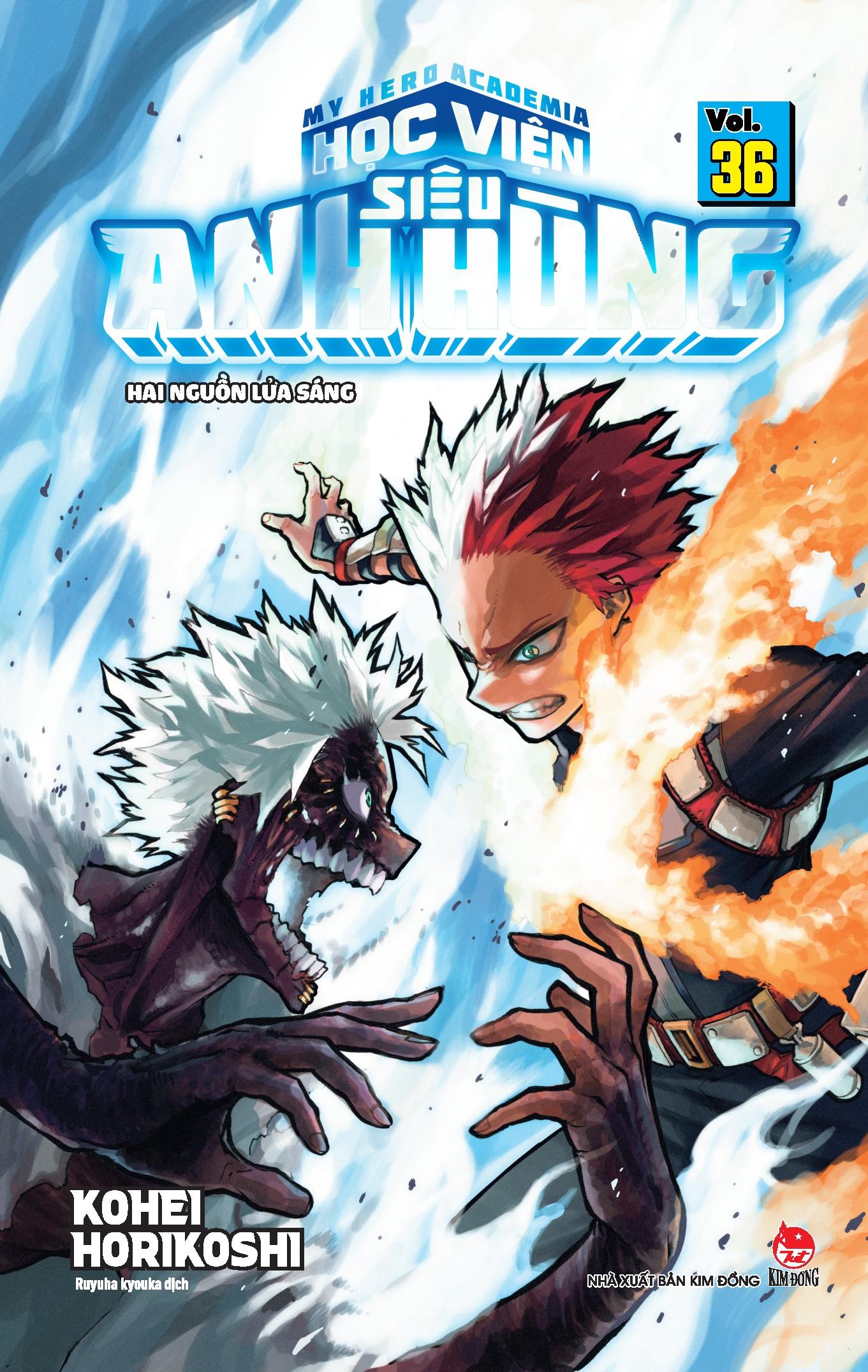 My Hero Academia - Học Viện Siêu Anh Hùng - Tập 36: Hai Nguồn Lửa Sáng - Tặng Kèm Bookmark