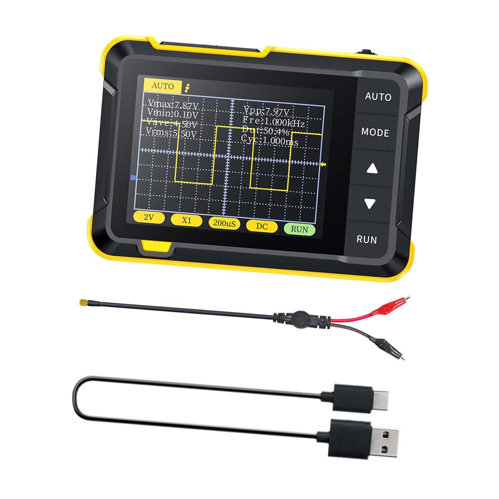 Handheld Digital Oscilloscope 200KHz 400V for Electronic Repair DIY Teaching