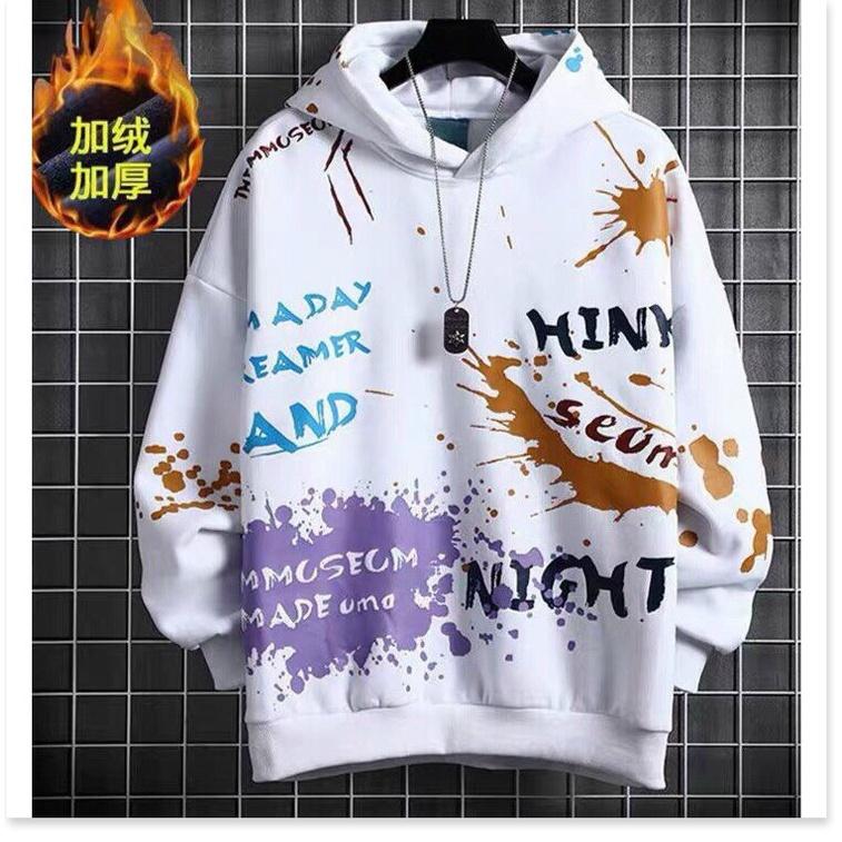 Áo khoác hoodies có mũ nam hoạ tiết cực chất