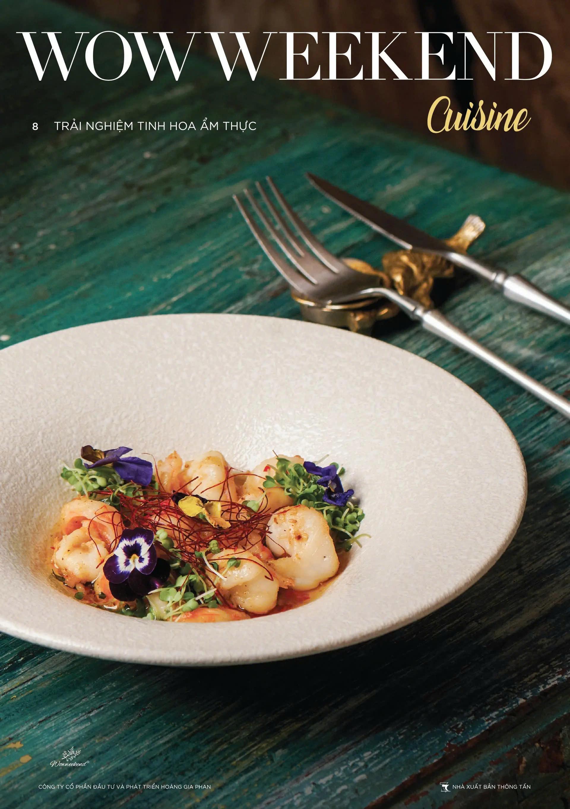 Sách - Wowweekend Cuisine -Trải Nghiệm Tinh Hoa Ẩm Thực - Vol 8