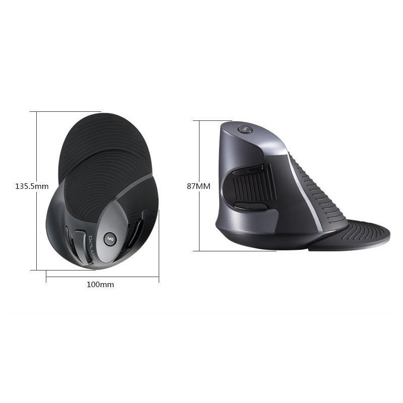 DeLUX colorful M618 vertical wireless energy saving vertical snail anti-mouse hand ergonomic mouse