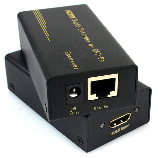 Bộ nối dài HDMI bằng dây LAN 120m - JL- HÀNG CHÍNH HÃNG