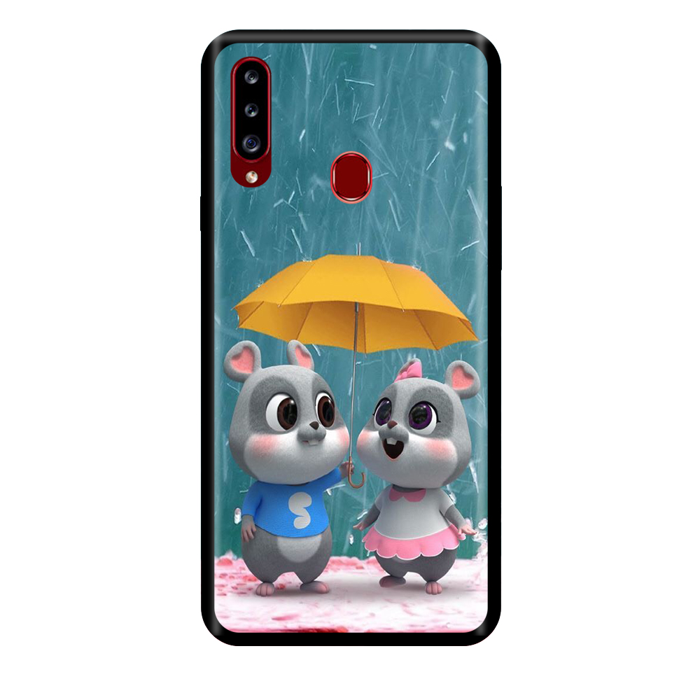 Ốp lưng TPU viền dẻo cho điện thoại SAMSUNG GALAXY A20S Hình Chuột Tết 2020 Mẫu 14