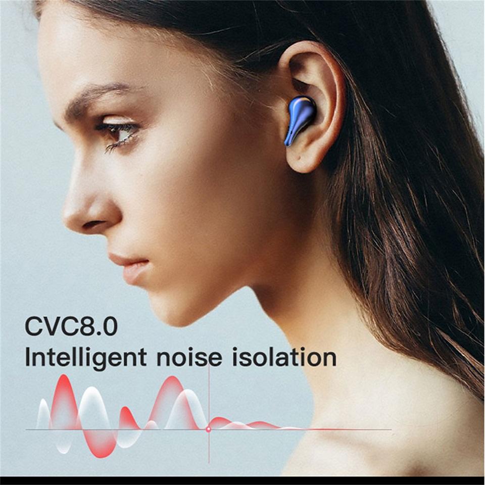 TWS Không Dây Bluetooth HD Gương Màn Hình Màn Hình Hiển Thị LED Tai Nghe Có 3500MAh Sạc Hộp 9D HIFI Stereo Tai Nghe Nhét Tai Tai Nghe