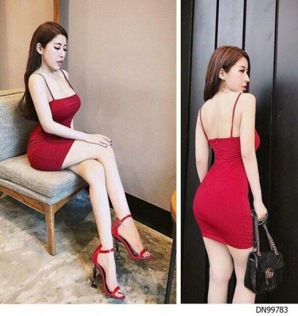 Đầm body 2 dây sexy