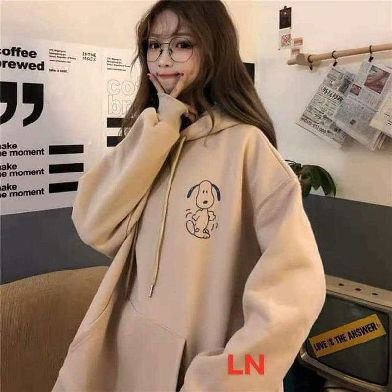 Áo hoodie logo cún TH6
