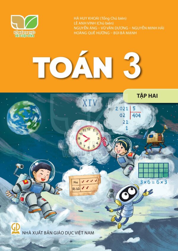 Sách giáo khoa Toán 3- tập hai- Kết Nối Tri Thức Với Cuộc Sống (Kèm Nilon bọc Sách)