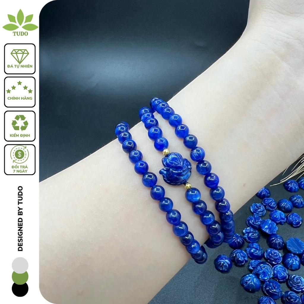 Vòng Tay Nữ Đẹp - Vòng Phong Thủy Mệnh Thủy, Mộc TUDO VCVKYAN B34K1460 AU10K Charm Hồ Ly - Tình Duyên