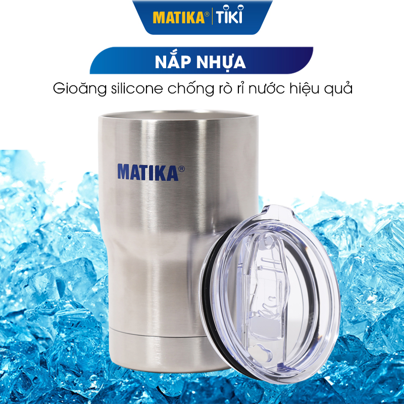 Cốc Giữ Nhiệt Chân Không MATIKA MTK-C1500 Ly Giữ Nhiệt Inox 2 Lớp 500ml - Hàng Chính Hãng