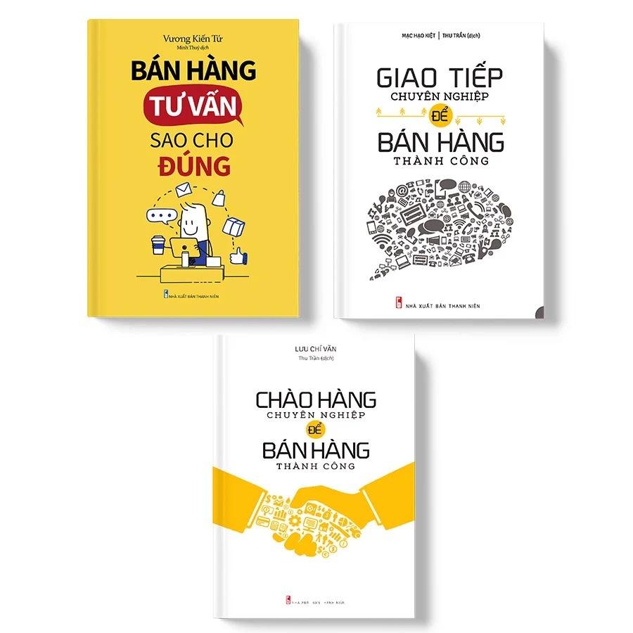 Hình ảnh Combo 3 Cuốn Cẩm Nang Tư Vấn Bán Hàng - Tái Bản - Bản Quyền