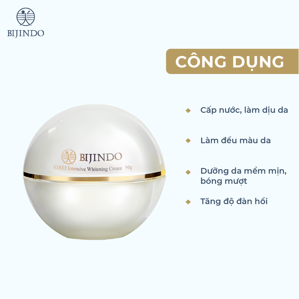 BIJINDO KIREI Intensive Whitening Cream - Kem dưỡng làm trắng da chuyên sâu Bijindo kirei