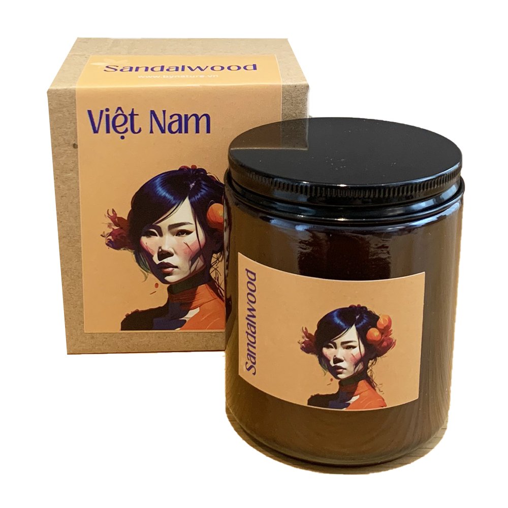 Nến Thơm Thiên Nhiên – Gỗ Đàn Hương Sandalwood - My Natural Beauty