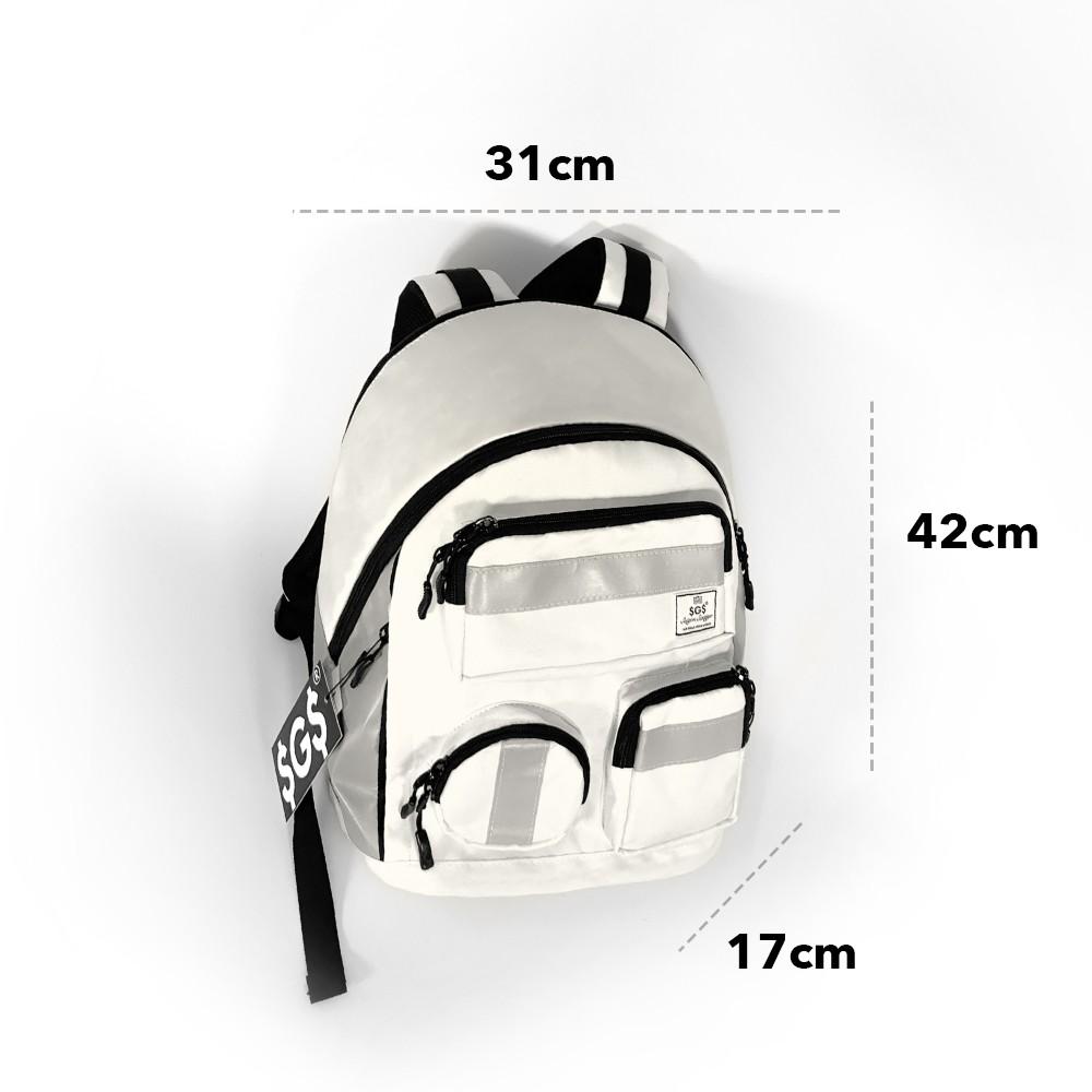 Balo Phản Quang SAIGON SWAGGER - SGS Reflective Backpack Ngăn Chống Sốc Lap 15inch