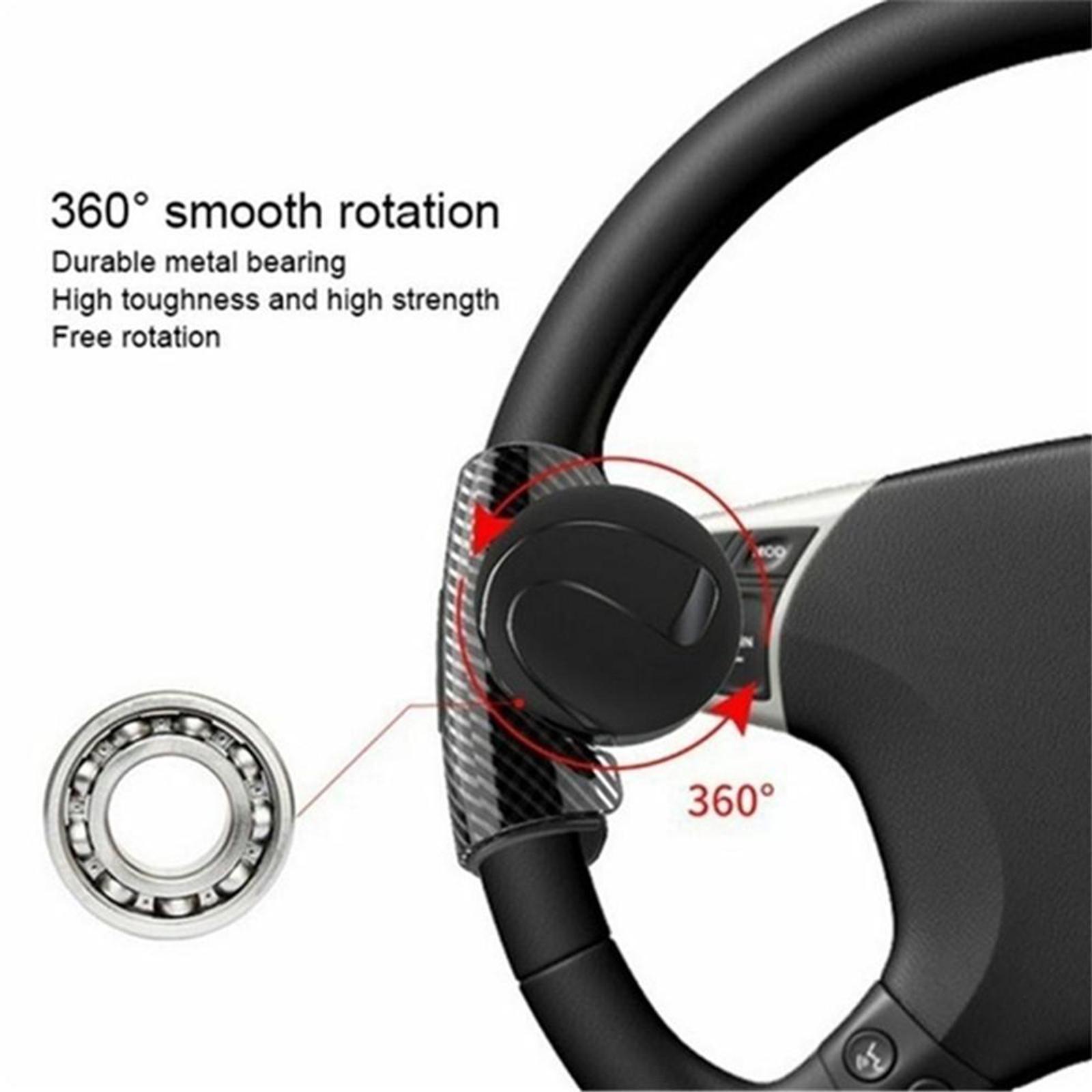 Car Steering Wheel Spinner Silicone Handle Knob Booster Ball for Truck Interior SUV Tractor
