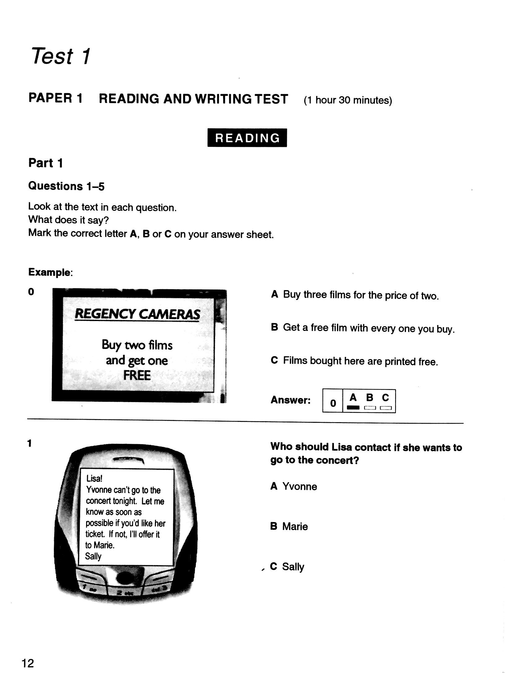 Cambridge Preliminary English Test 6 Student's Book with Answers
