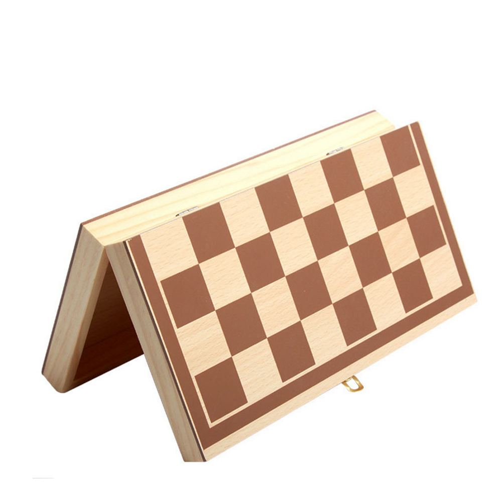 Bộ Cờ Vua Bằng Gỗ Có Thể Gấp Lại Cho Gia Đình Và Bé