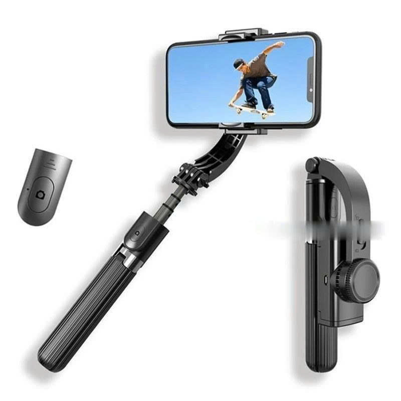 Gậy Chụp Hình Chống Rung PUCEN Gimbal Stabilizer L08, Có 3 Chân Đỡ, Tặng Kèm Nút Bấm BLT Hàng Cao Cấp - hàng chính hãng
