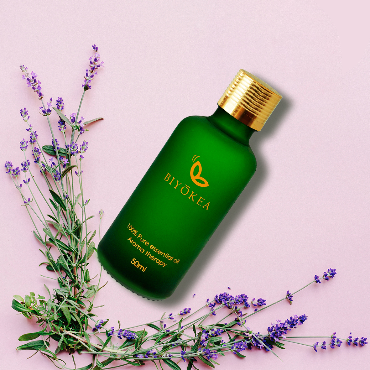 Tinh dầu Oải Hương (Lavender) xông hương thư giãn giảm stress, dễ ngủ 50ml Biyokea