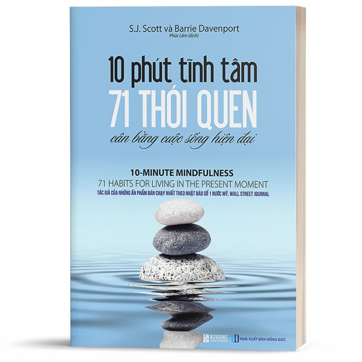 Sách - 10 Phút Tĩnh Tâm - 71 Thói Quen Cân Bằng Cuộc Sống Hiện Đại - 1 BEST SELLER - MC