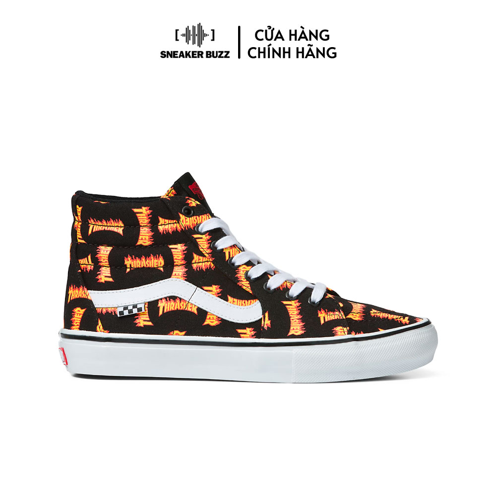 Giày Vans Skate Sk8-Hi Vans X Thrasher VN0A5FCCBML