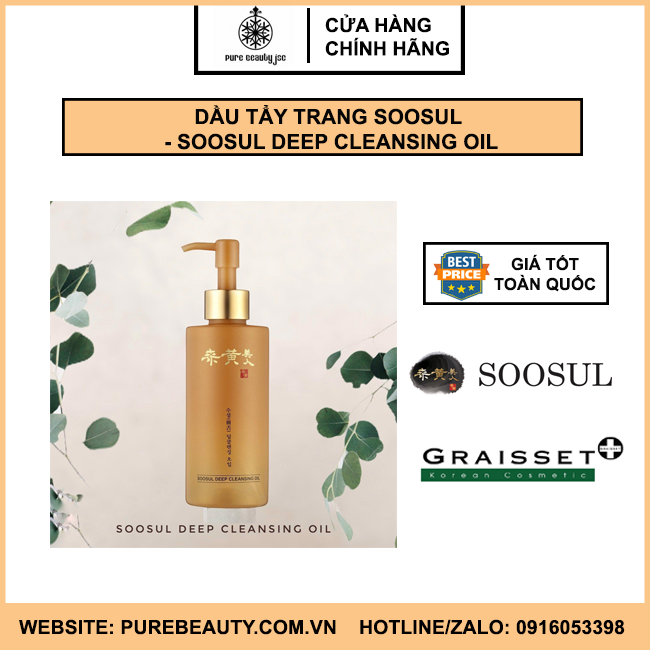 DẦU TẨY TRANG SOOSUL - SOOSUL DEEP CLEANSING OIL