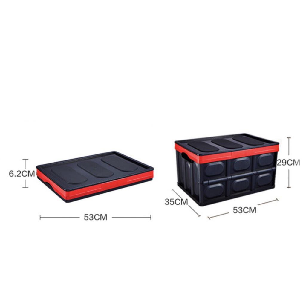Hộp đựng đồ gấp gọn cốp xe ô tô 56 lít