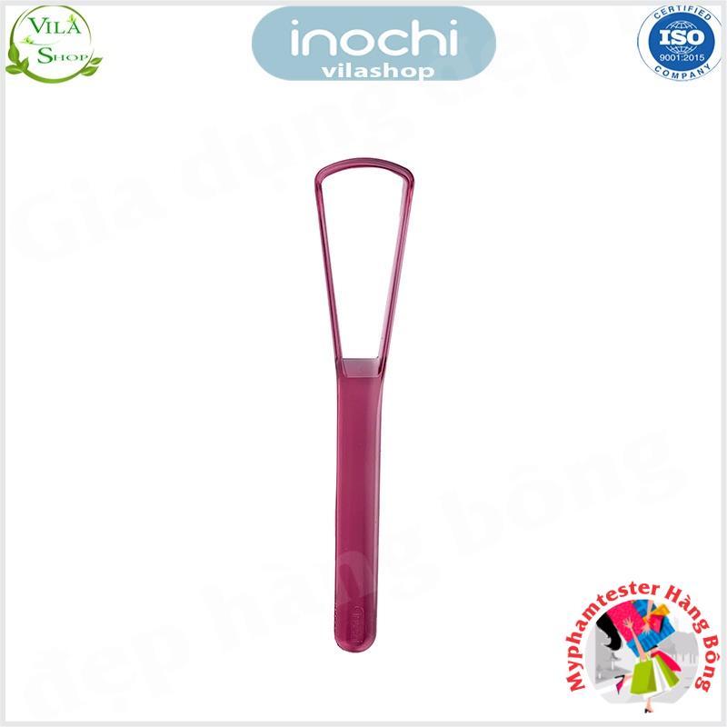 (INOCHI siêu rẻ) 1 chiếc dụng cụ cạo lưỡi, vệ sinh lưỡi Inochi nhựa cao cấp