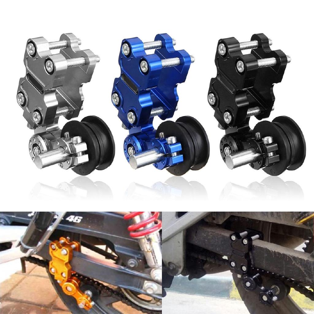 Đa Năng Nhôm Điều Chỉnh Dây Chuyền Siết Bu Lông Con Lăn Cho Xe Máy