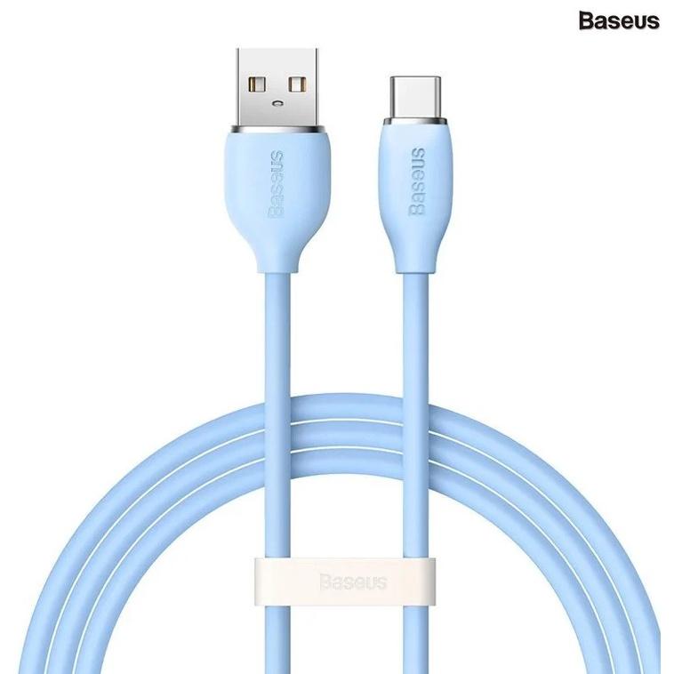 Cáp Sạc Nhanh USB sang Type C 100W Baseus Jelly Liquid Silica Gel Fast Charging Data Cable (Hàng chính hãng)