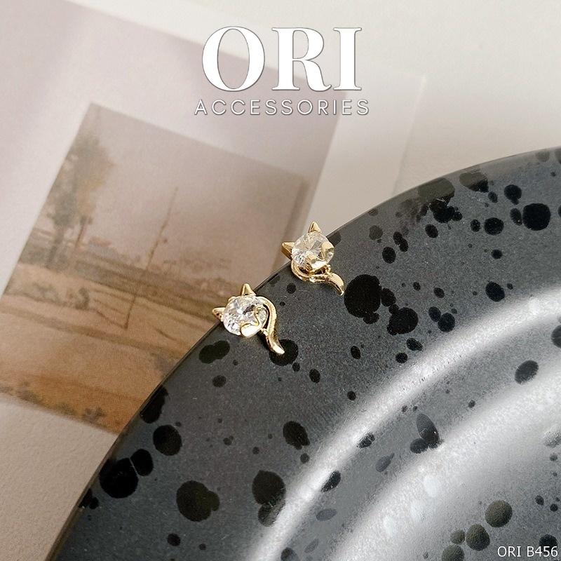 Bông tai dáng nhỏ Cáo Aneurin xinh xắn thời trang ORI ACCESSORIES B456