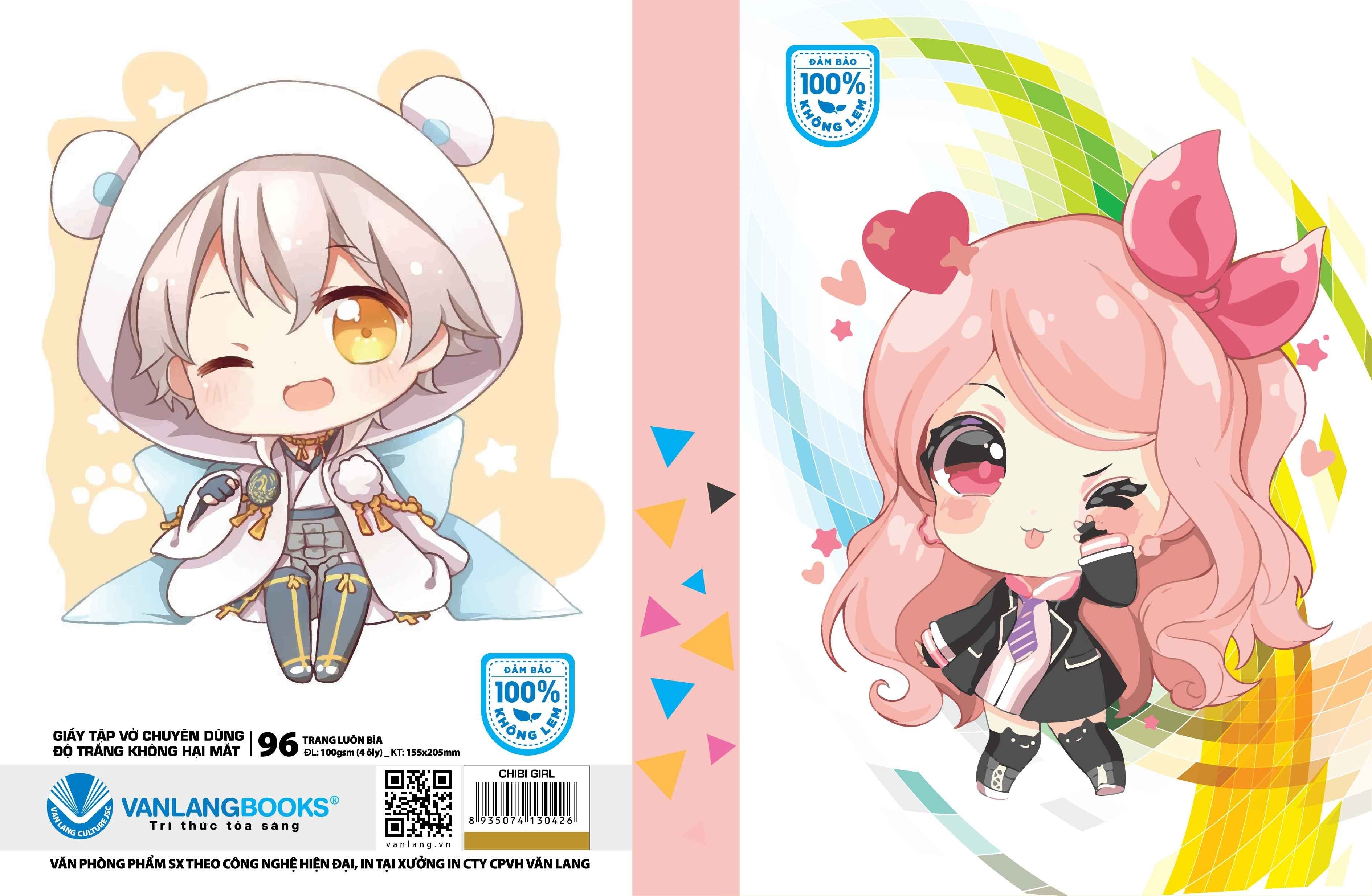 Tập Học Sinh Vanlangbooks 96 Trang - Chibi Girl