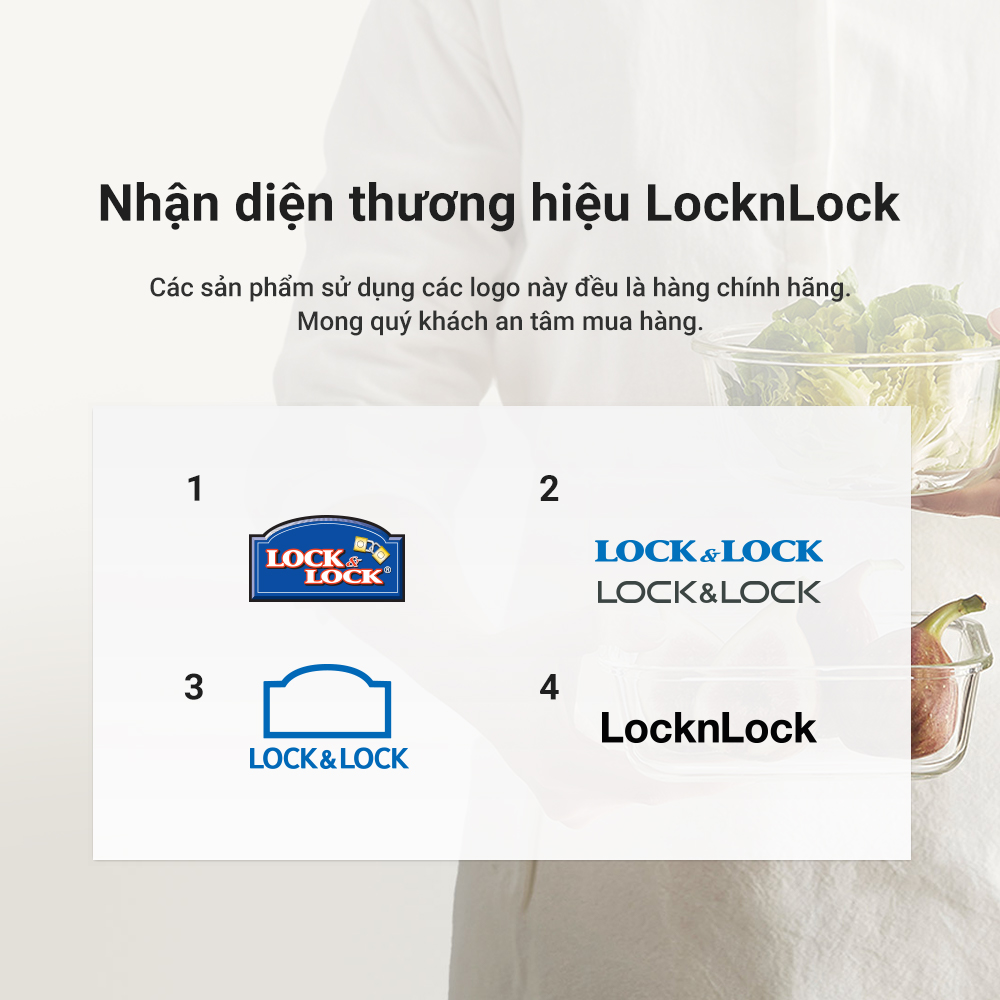 Bộ túi hộp cơm thủy tinh LocknLock LLG429DS2, LLG428S2 - Hàng chính hãng, dùng được lò vi sóng, túi đựng lớn - JoyMall