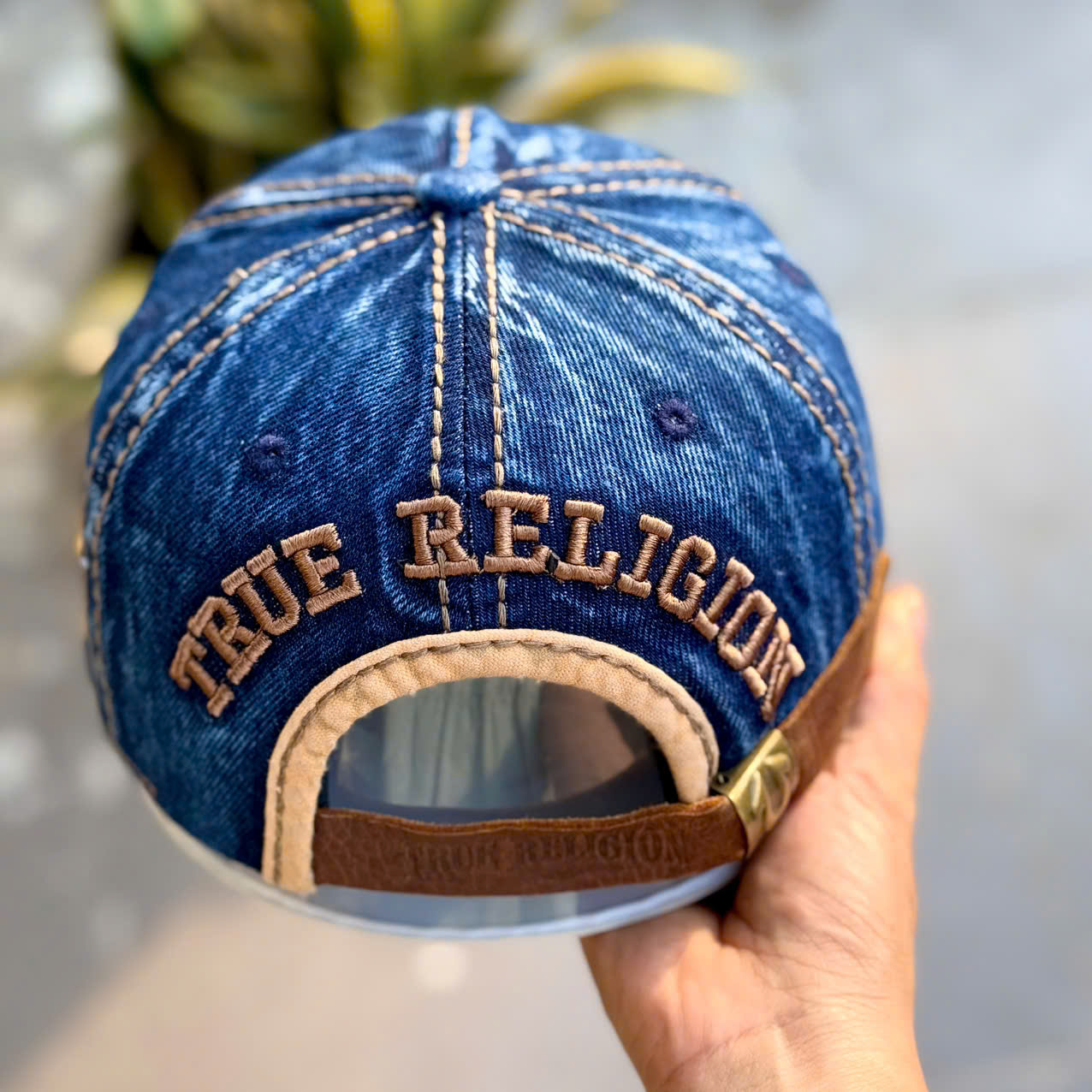 Nón kết, mũ lưỡi trai Ông địa Rebels vải jeans form chuẩn siêu đẹp (Ảnh thật)