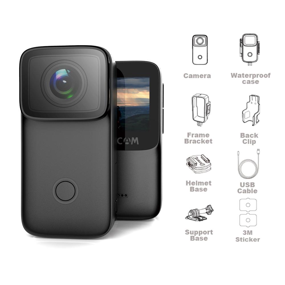 SJCAM C200 4K Action Camera Anti-Shake Night Vision Waterproof Riding Skiing Helmet Vlog DV Recorder Webcam Thumb Sports Camera