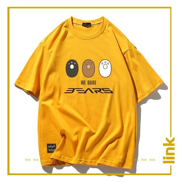 Áo phông tay lỡ CHÚNG TÔI ĐƠN GIẢN LÀ GẤU - WE BARE BEARS dáng rộng unisex