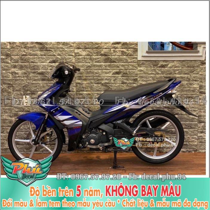 Tem rời Exciter 2010 Xanh đen  -1