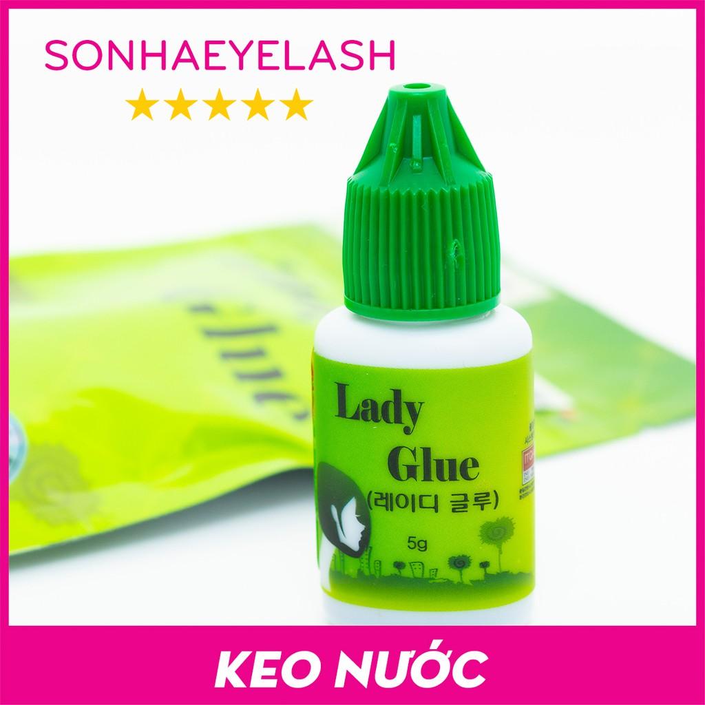 Keo lady glue, keo lady xanh, dòng keo khô nhanh dành cho thợ nối mi chuyên nghiệp