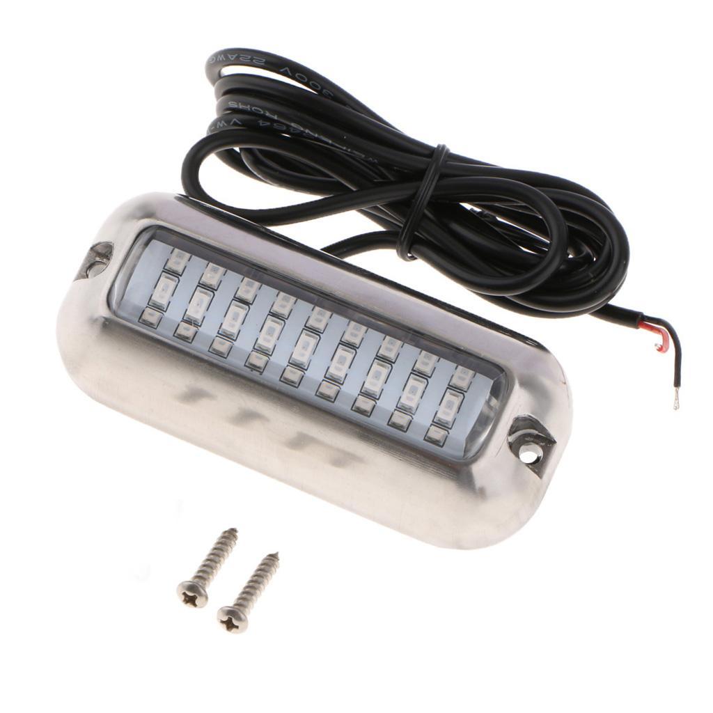 316 Stainless Steel 27 LED Underwater Pontoon Marine Boat Transom Light