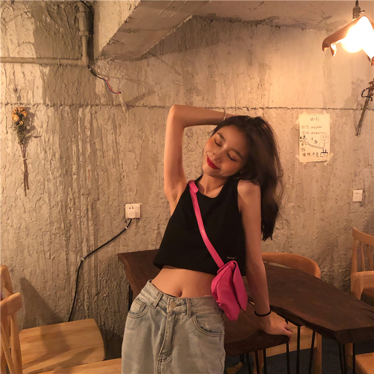 Áo ba lỗ thun gân nữ Ulzzang Quảng Châu ATB3