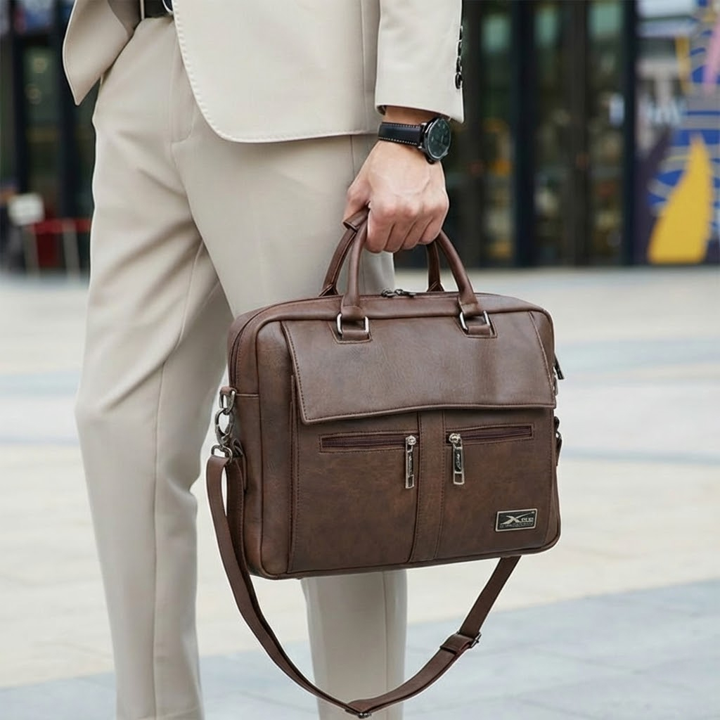 Cặp công sở, Cặp Laptop Xbags Lavish cao cấp Xb 4301, Đường may chắc chắn, Bền Bỉ