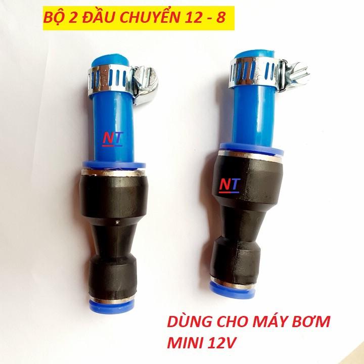 Cut nối thẳng dùng nối ống plastic trong hệ thống phun sương mini 12v - bơm mini 12v