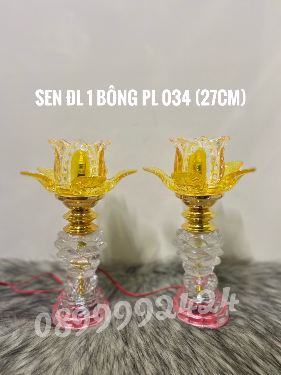 ĐÈN THỜ PHA LÊ CAO CẤP 034 1 CẶP