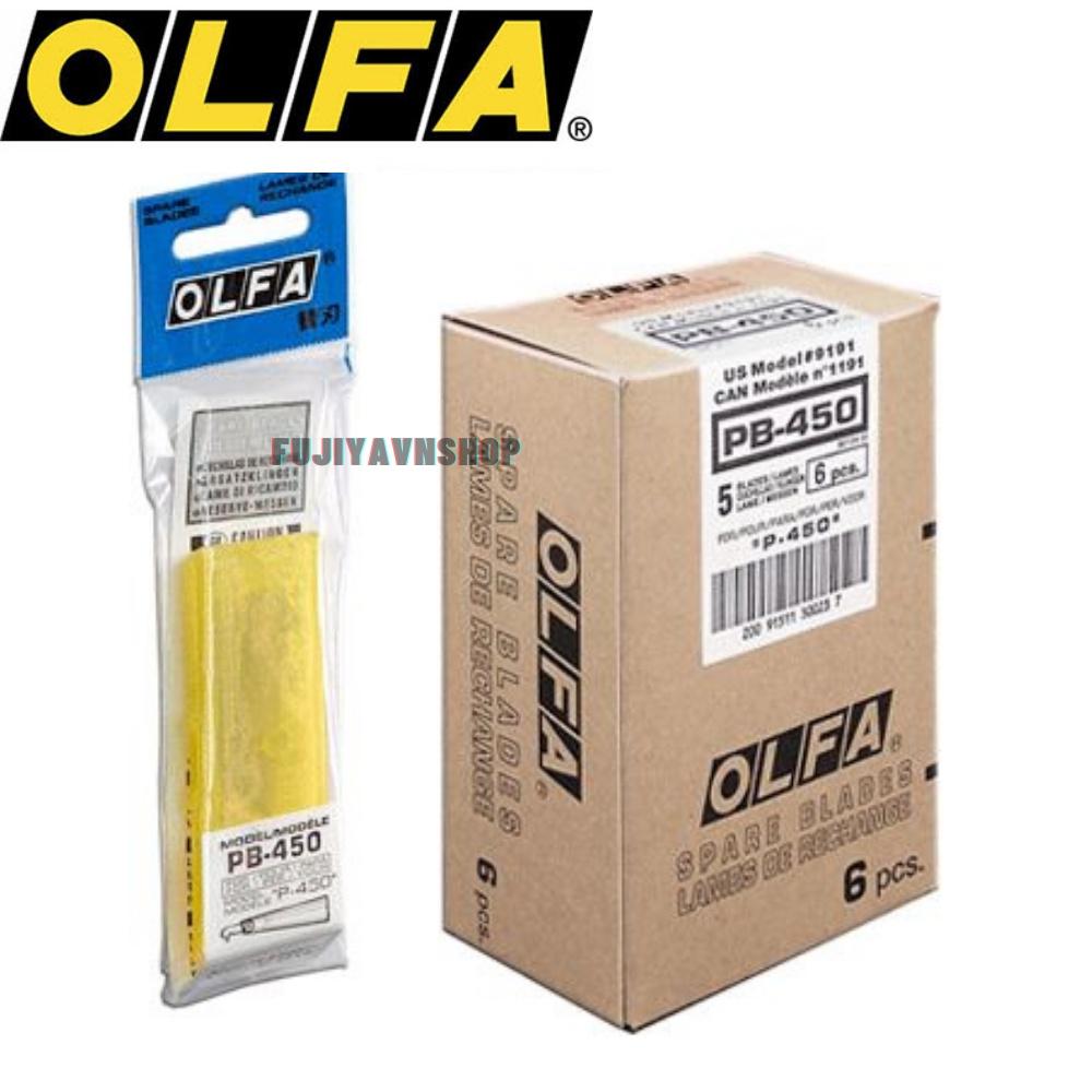 Lưỡi dao thay thế OLFA - PB-450 (5 lưỡi)