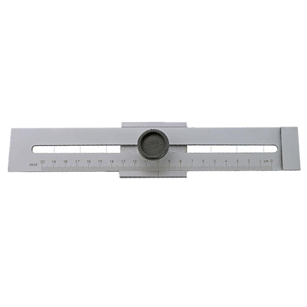 Straight Guide Rule Woodworking Scribing Device Ruler Hmoe Measuring Tool