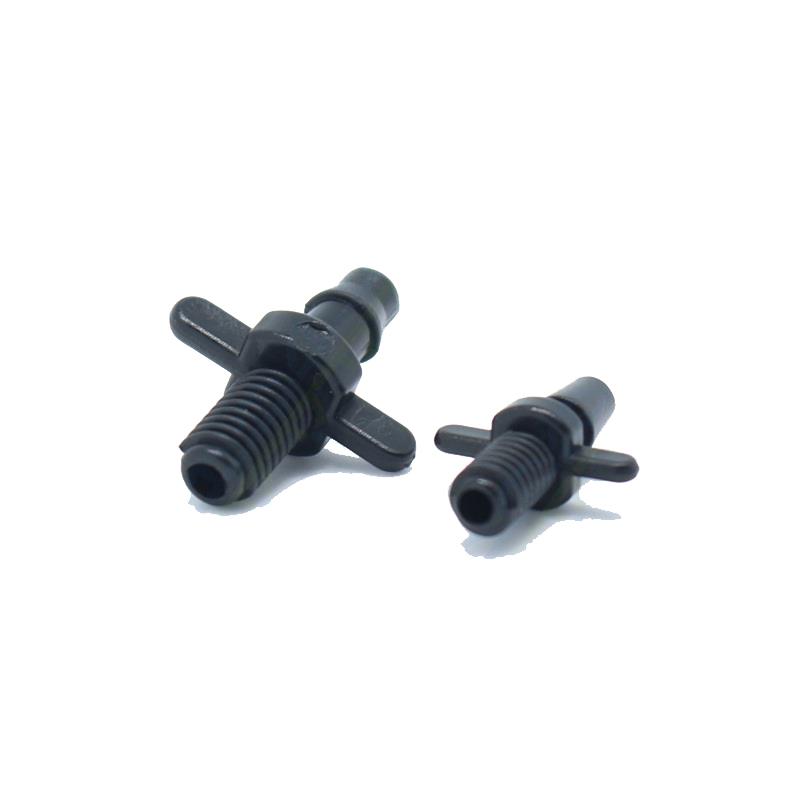 30 bộ Khởi thủy 1 đầu gân 4/7 1 đầu ren 5 mm TKR47, Khởi thủy ren cho ống PE, LDPE, HDPE, PVC Φ4/7