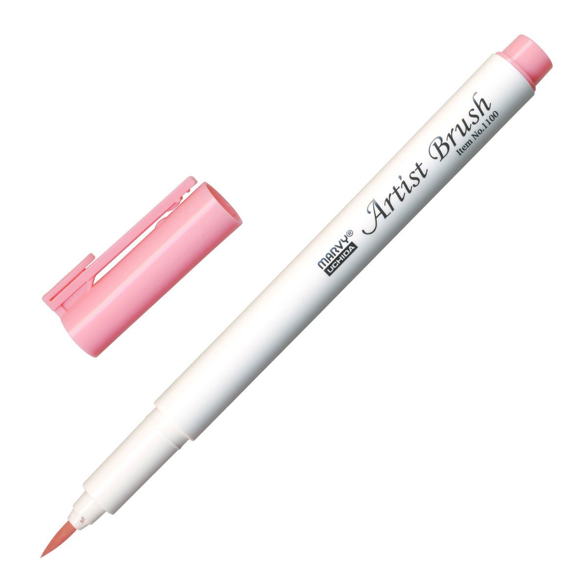 Bút lông đầu cọ viết calligraphy Marvy Artist Brush 1100 - Bubble Gum Pink (67)