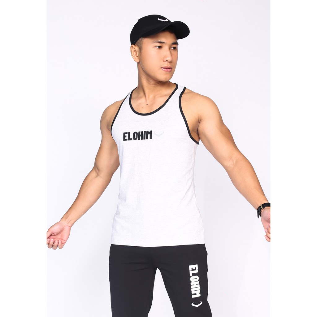 ÁO TANK TOP CHỮ ELOHIM Nam