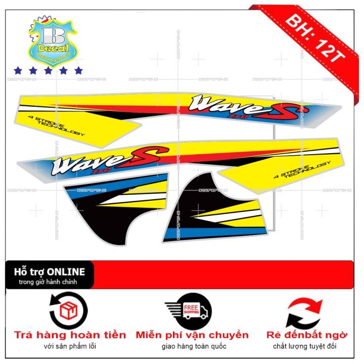Tem rời dành cho wave S110 nhỏ đời đầu bạc