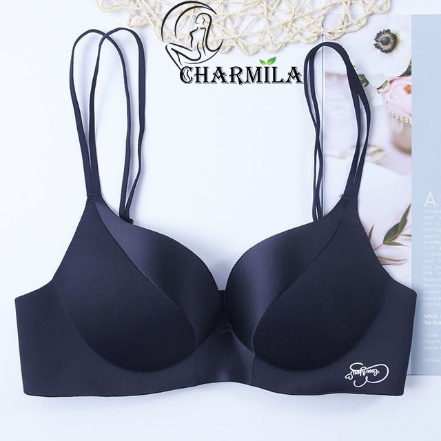 Áo ngực nữ Charmila su phối lụa không gọng nâng vòng 1 tạo khe siêu gợi cảm mã AN23